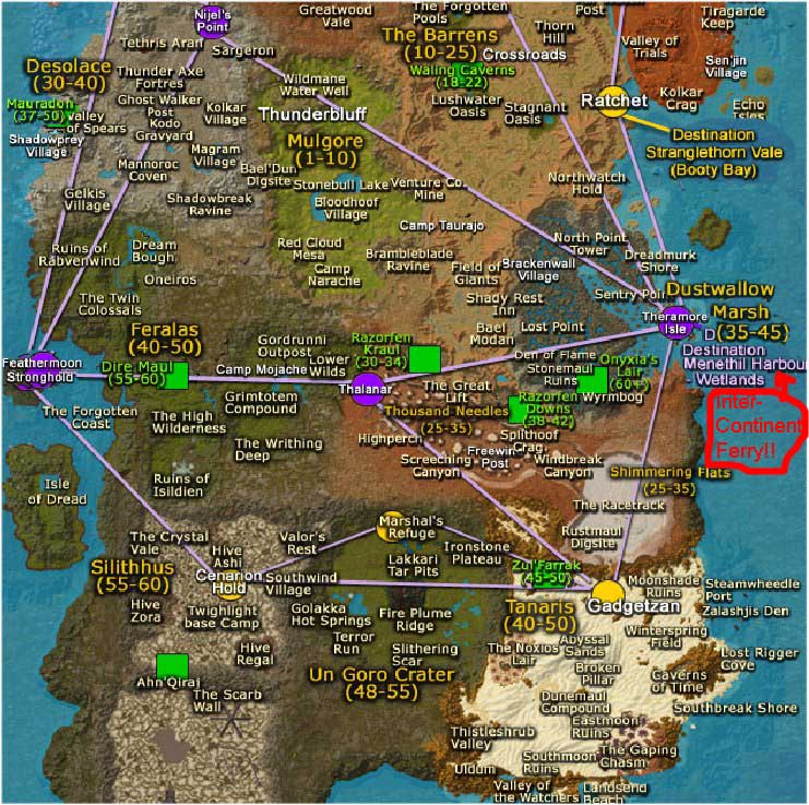 world of warcraft map. World of Warcraft Newbie Fast