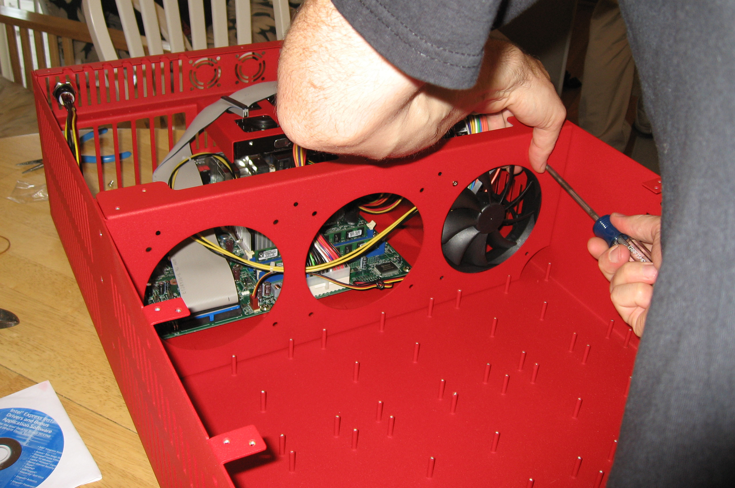 Computer Pod Setup Backblaze 45 Terabyte Custom Storage Pods